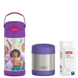 12oz Encanto FUNtainer? Water Bottle & 10oz Food Jar Bundle