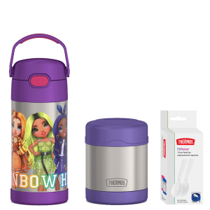 12oz Rainbow High FUNtainer? Water Bottle & 10oz Food Jar Bundle
