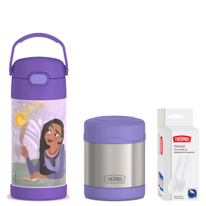 12oz Disney's Wish FUNtainer? Water Bottle & 10oz Food Jar Bundle