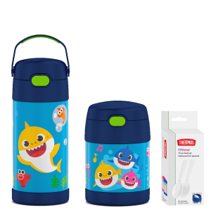 Baby Shark 12oz FUNtainer? Water Bottle & 10oz Food Jar Bundle