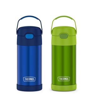 12oz FUNtainer? Water Bottles Navy & Lime Bundle
