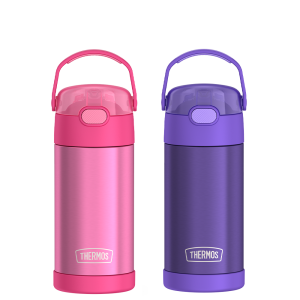 12oz FUNtainer? Water Bottles Pink & Purple Bundle