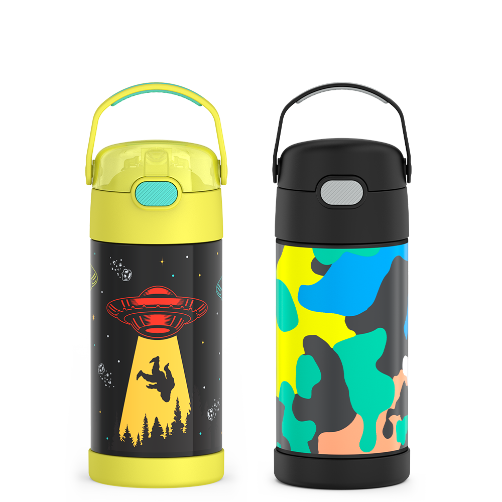12oz FUNtainer? Water Bottles Out of This World & Neon Camo Bundle