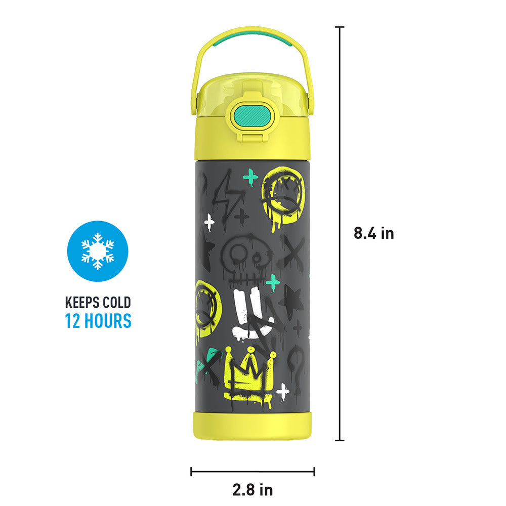 16oz FUNtainer? Water Bottle With Locking Lid - Image 21