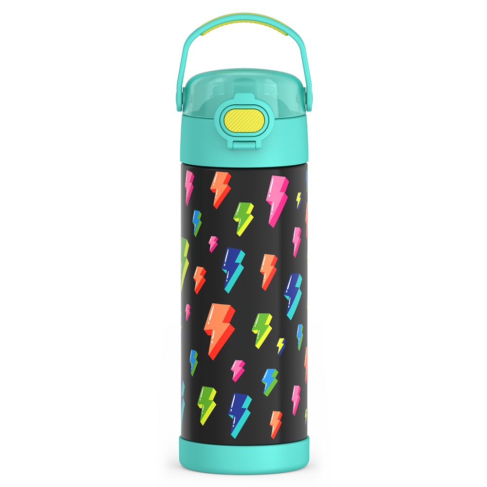 16oz FUNtainer? Water Bottle With Locking Lid - Image 135