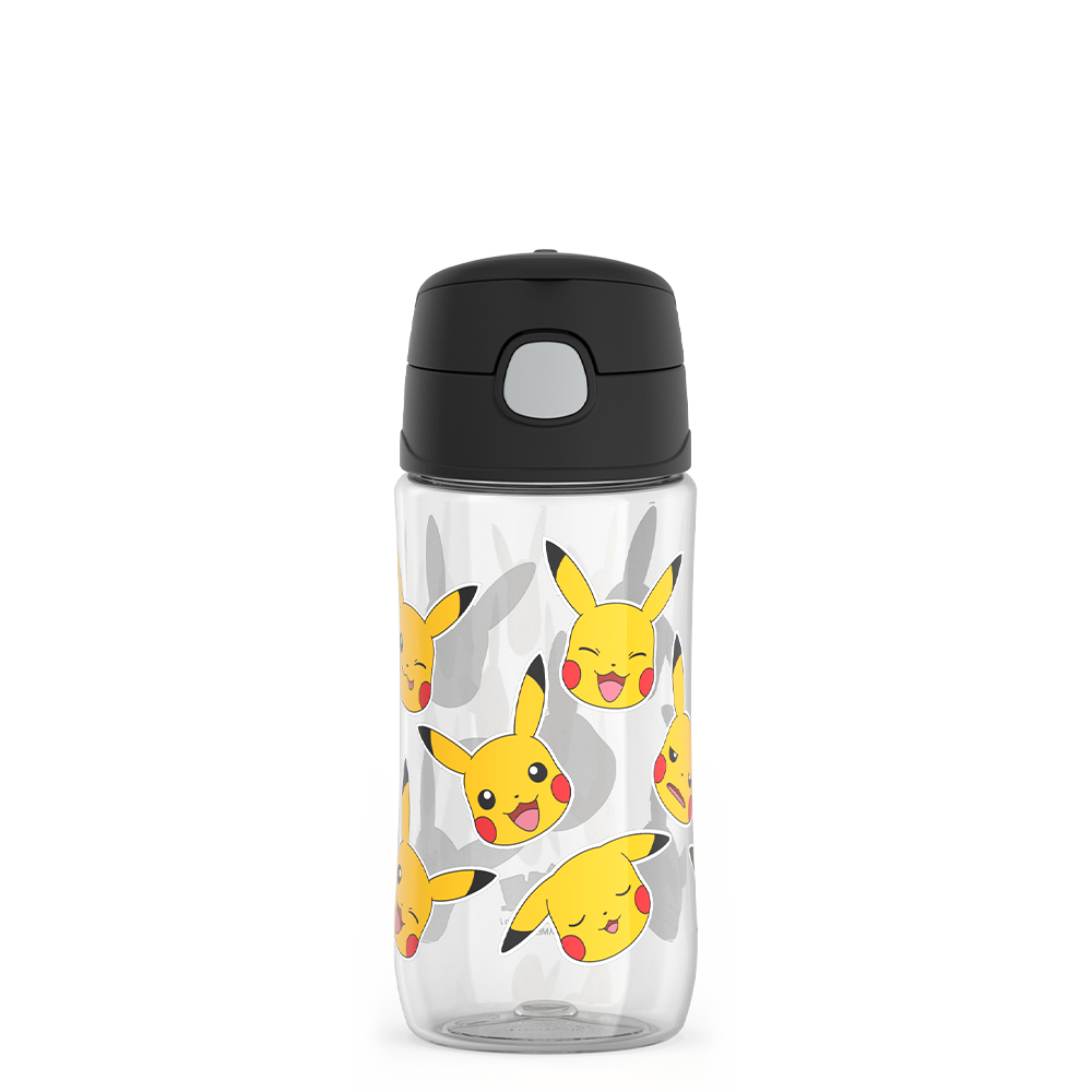 16oz Thermos? Kids Water Bottle With Spout Lid Pok??mon