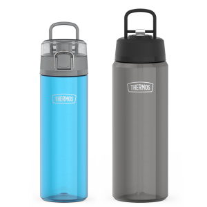 26oz Spout Lid & 32oz Straw Lid Tritan? Water Bottle Bundle - Teal & Smoke