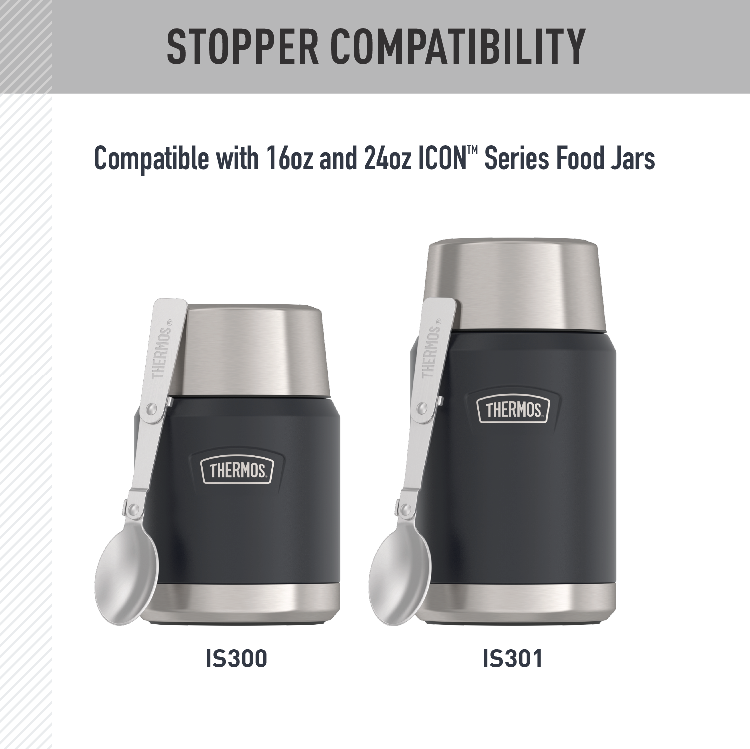 16oz + 24oz ICON? FOOD JAR - REPLACEMENT STOPPER - Image 3