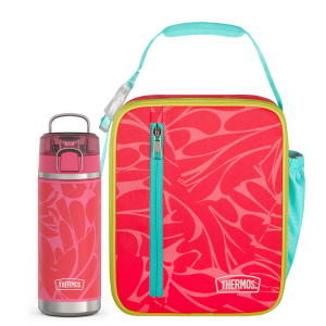 Abstract Petals Upright & 18oz Icon? Kids Water Bottle Bundle