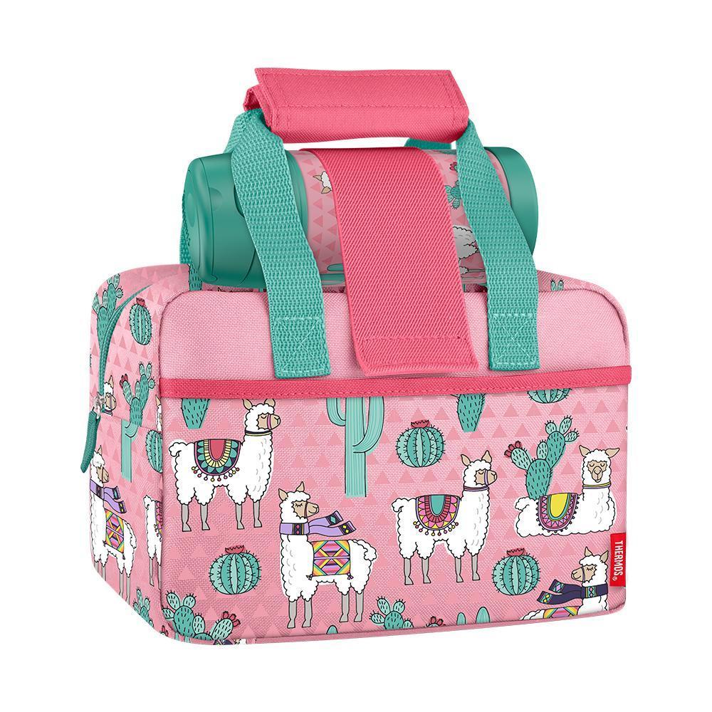 Lunch Duffle With 12oz FUNtainer? Bottle Desert Llamas - Image 3