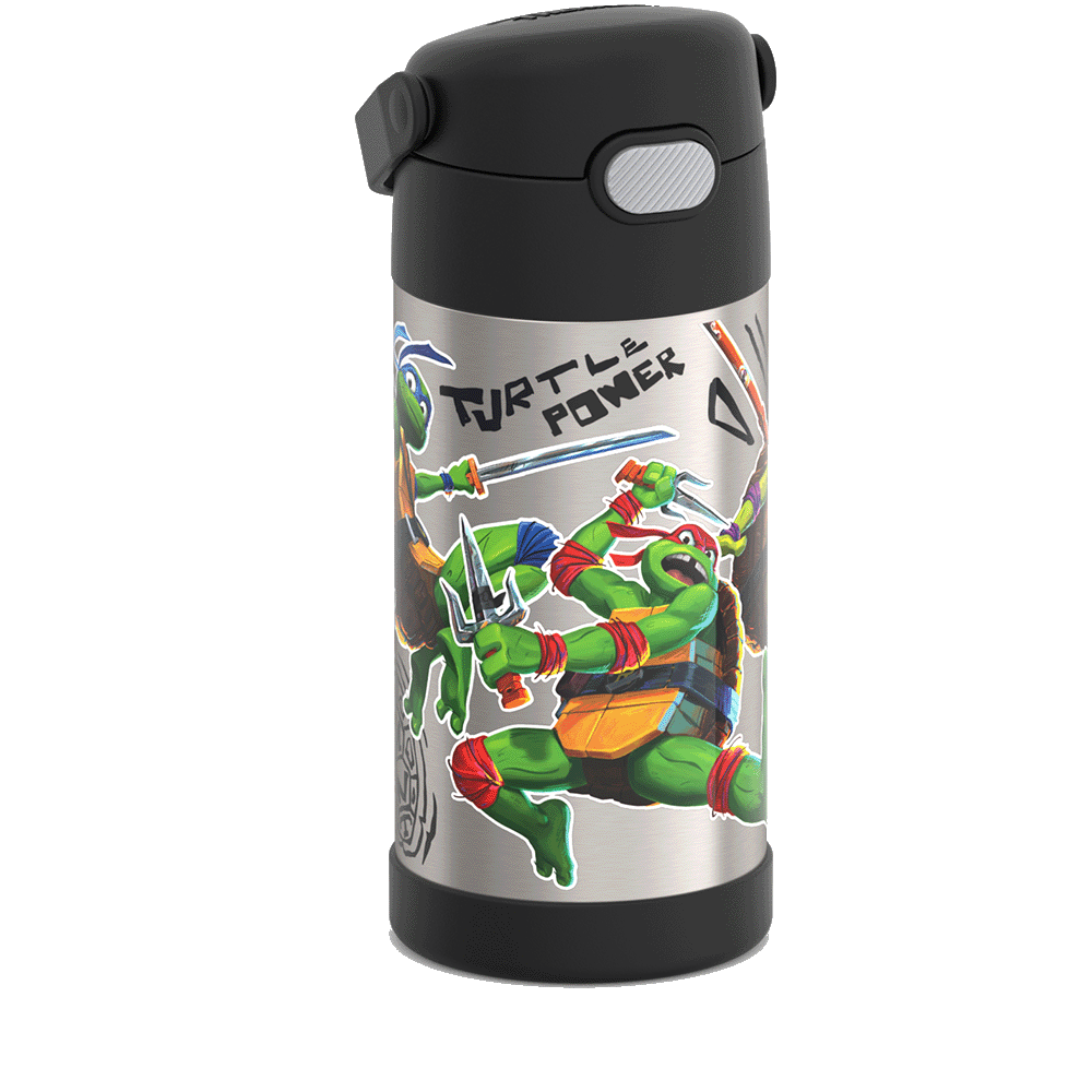 12oz FUNtainer? Water Bottle Teenage Mutant Ninja Turtles - Image 3