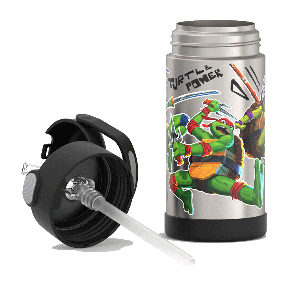 12oz FUNtainer? Water Bottle Teenage Mutant Ninja Turtles - Image 2