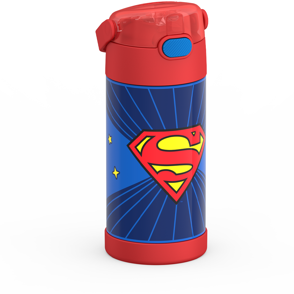 12oz FUNtainer? Water Bottle Superman - Image 5
