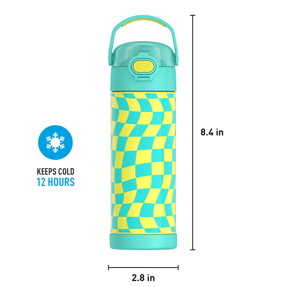 16oz FUNtainer? Water Bottle With Locking Lid - Image 122
