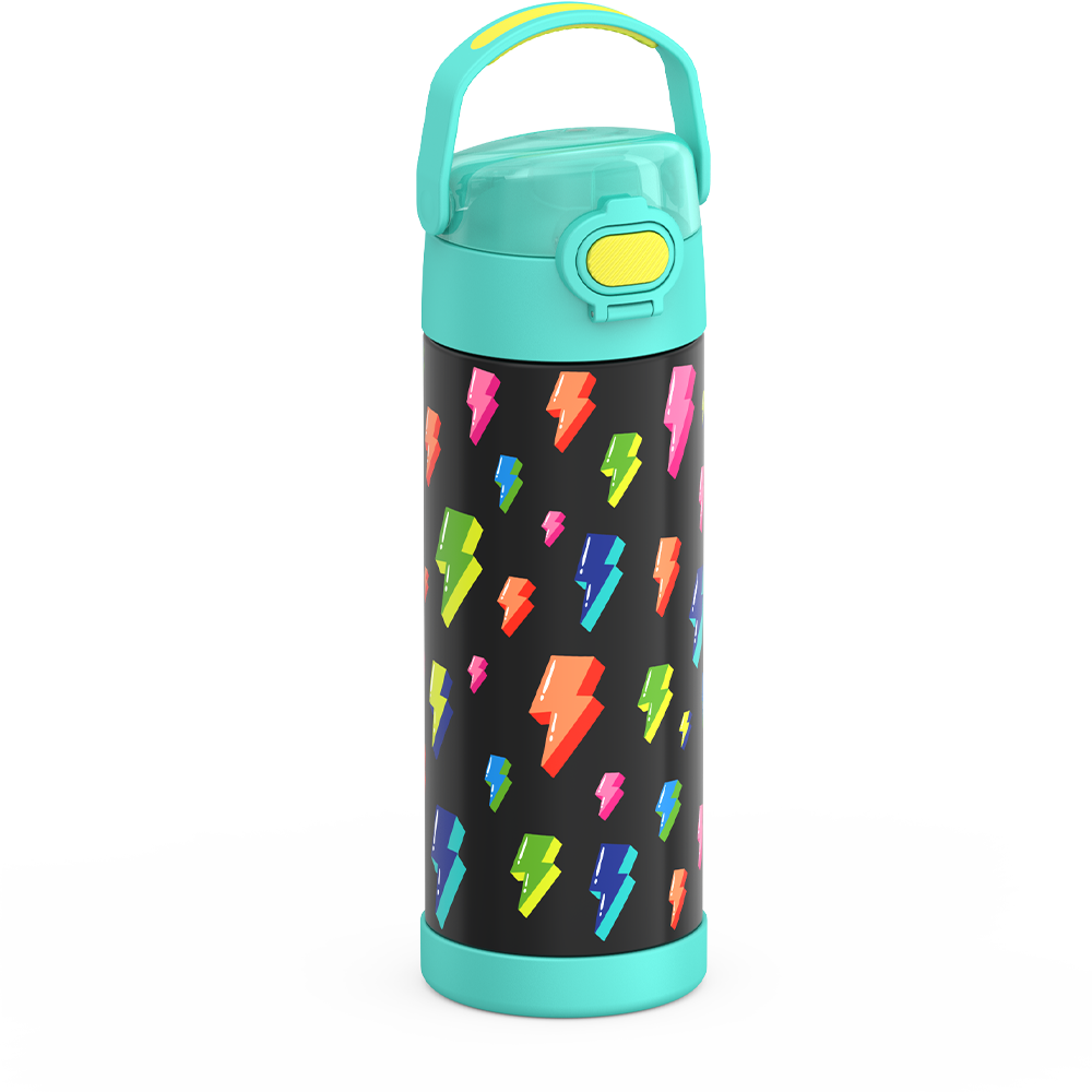 16oz FUNtainer? Water Bottle With Locking Lid - Image 141