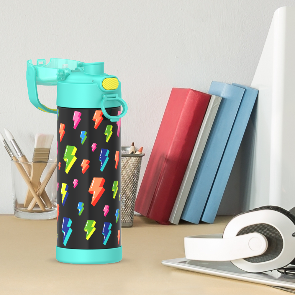 16oz FUNtainer? Water Bottle With Locking Lid - Image 143