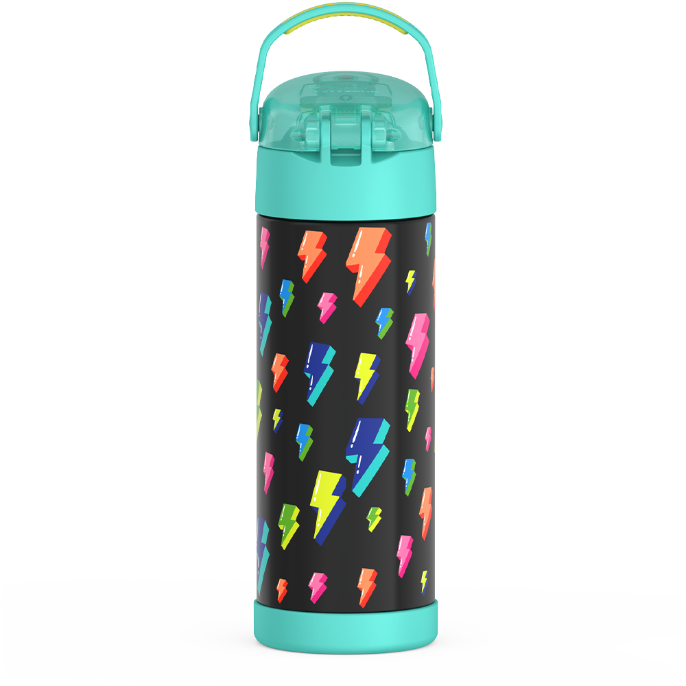16oz FUNtainer? Water Bottle With Locking Lid - Image 136