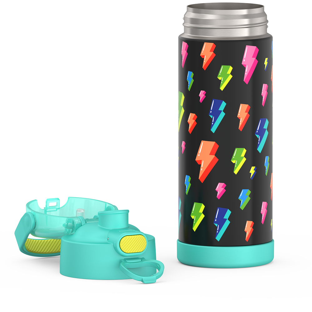 16oz FUNtainer? Water Bottle With Locking Lid - Image 140